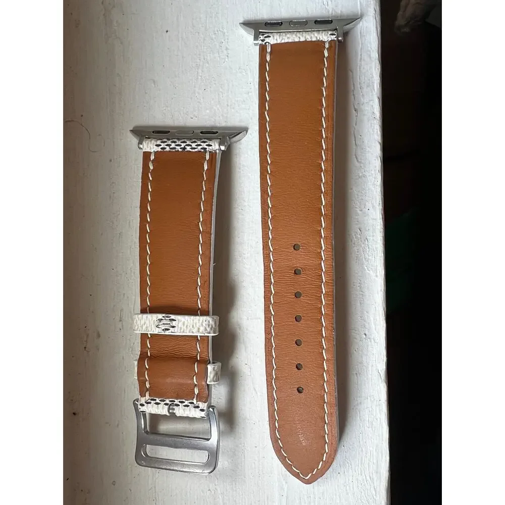 ReVuitton Damier Azur Watch Band for Apple Watch Ultra